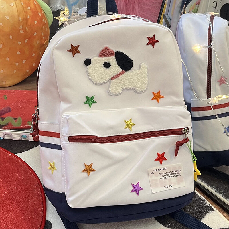 IQANGEL New girl's schoolbag girls' high school backpack for women's college style college students
