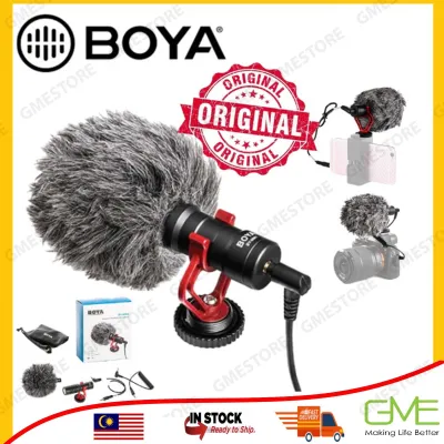 BOYA BY-MM1 Cardioid Microphone for camera/ handphone use, live streaming