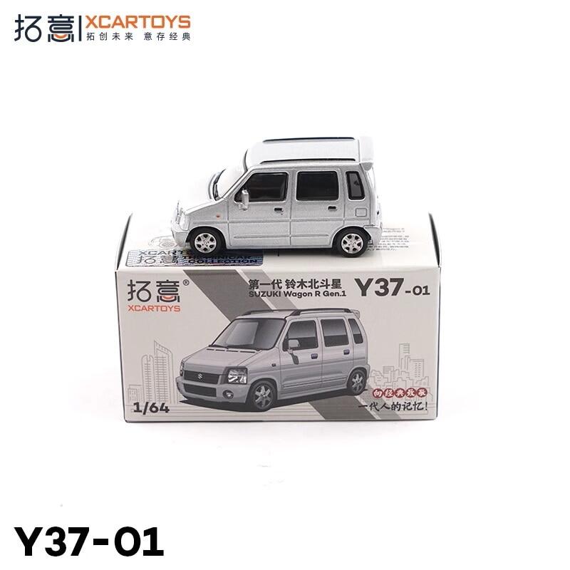 Xcartoys 1:64 suzuki wagon r gen.1 silver diecast model car
