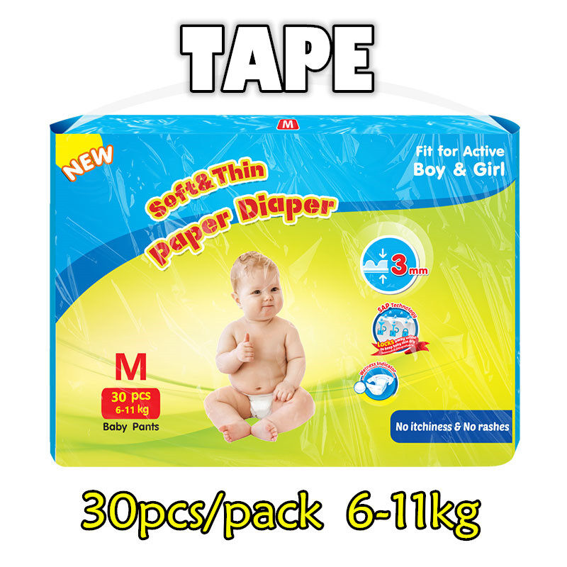 3 Packs Frist Land Pull Up Diapers Pants Baby L/XL/XXL Dry Wetness