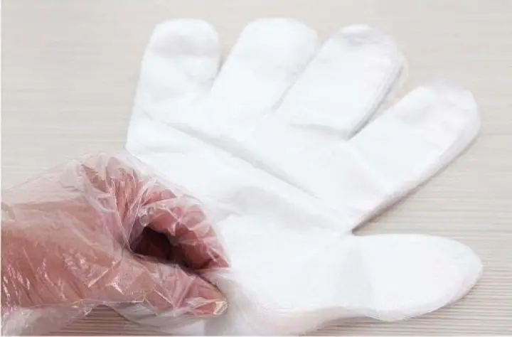 polythene disposable gloves