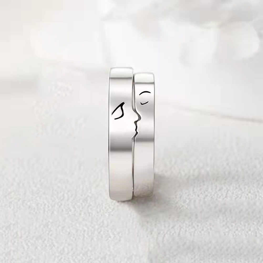 1 X Love Ring Opening Ring Engagement Rings Jewelry Split Ring Adjustable Ring Lovers Ring Women's Jewelry Irregular Ring