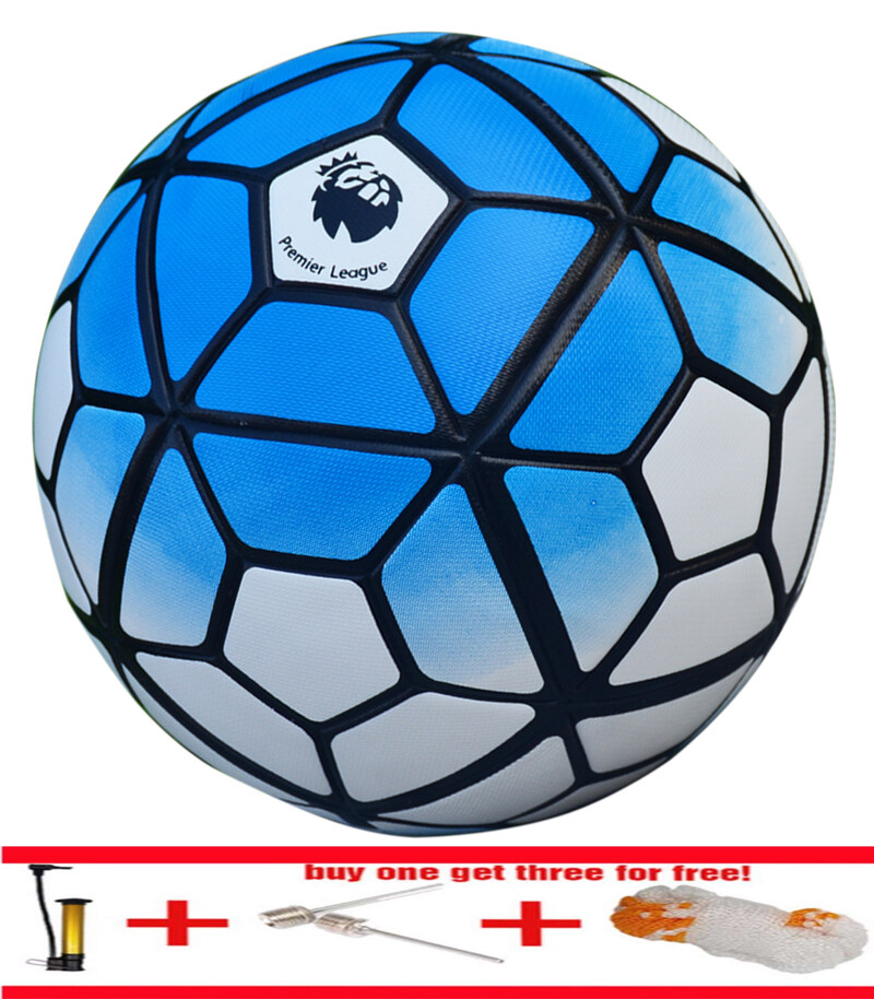 【Soccer Ball】1516 Premier League Blue Official Match Ball Size 5