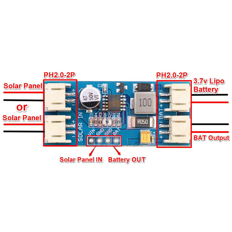 3.7V 4.2V cn3791 MPPT Bộ điều pin năng lượng mặt trời mô-đun điều khiển 6V 9V 12V pin lithium có thể sạc lại