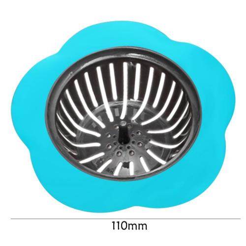 Flower-shaped plastic kitchen sink filter, shower sink drain pipe filter cover, kitchen accessories