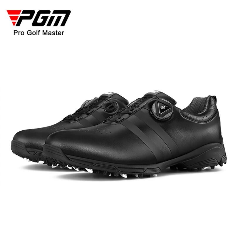 PGM Men Golf Shoes Knob Shoelaces Antiside Slip Waterproof Men's