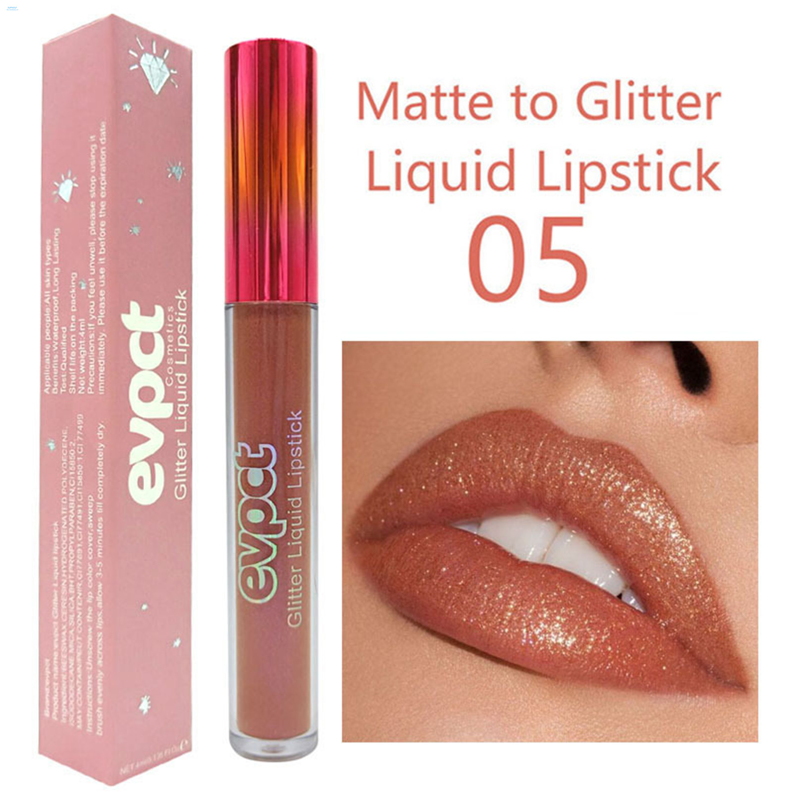 Silver Lipstick Metallic Matte Liquid Lipstick Set Metallic Metallic Lipstick Silver