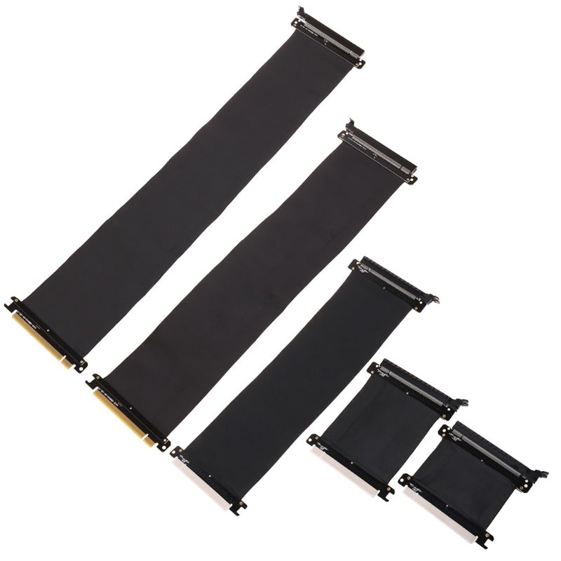 Hiệu Suất Cao Card Đồ Họa Cáp Nối Dài Với Antijam PCI-E X16 3.0 Bộ Mở Rộng Cáp Nâng 50Cm/40Cm/30Cm/10Cm/5Cm