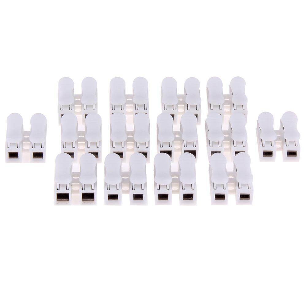 50 Cái/lốc Đẩy Loại Dây Nối 2P Butt Phần Khối Thiết Bị Đầu Cuối Kết Nối