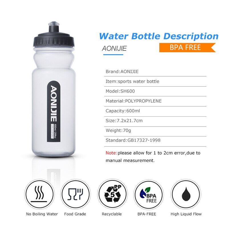 600ml BÌNH NƯỚC THỂ THAO AONIJIE SH600