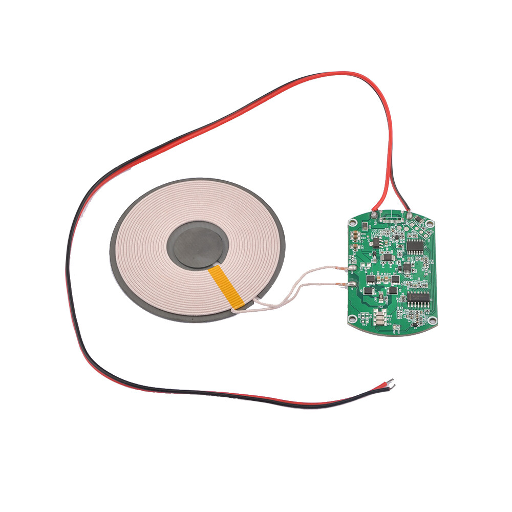 Aideepen 25mm High Power Long Distance Wireless Inductive Coil Modules Wireless Charging Coil Wireless Transmitter Coil Wireless Charging Power Supply Module