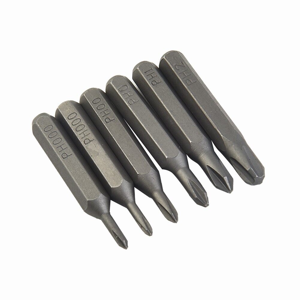 H4×28mm/Cross Screwdriver Bits PH0000 PH000 PH00 PH0 PH1 PH2 4mm Hex Shank