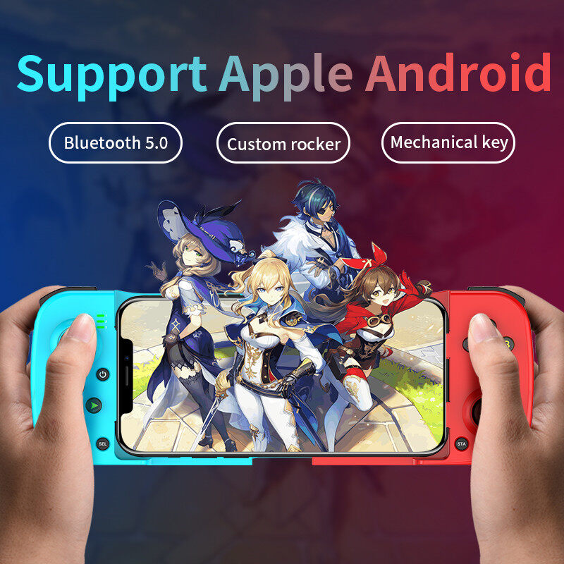 Mobile Phone Gamepad Bluetooth-compatible Wireless Game Controller for PUBG