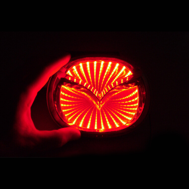 Buyv car logo led light logo emblem badge lamp for mazda 2/3/8 mazda cx-7