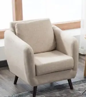 Rice White Putih Single Seat Sit 1 Seater Durable Sofa Furniture Sit 1 Seater Durable Sofa Furniture