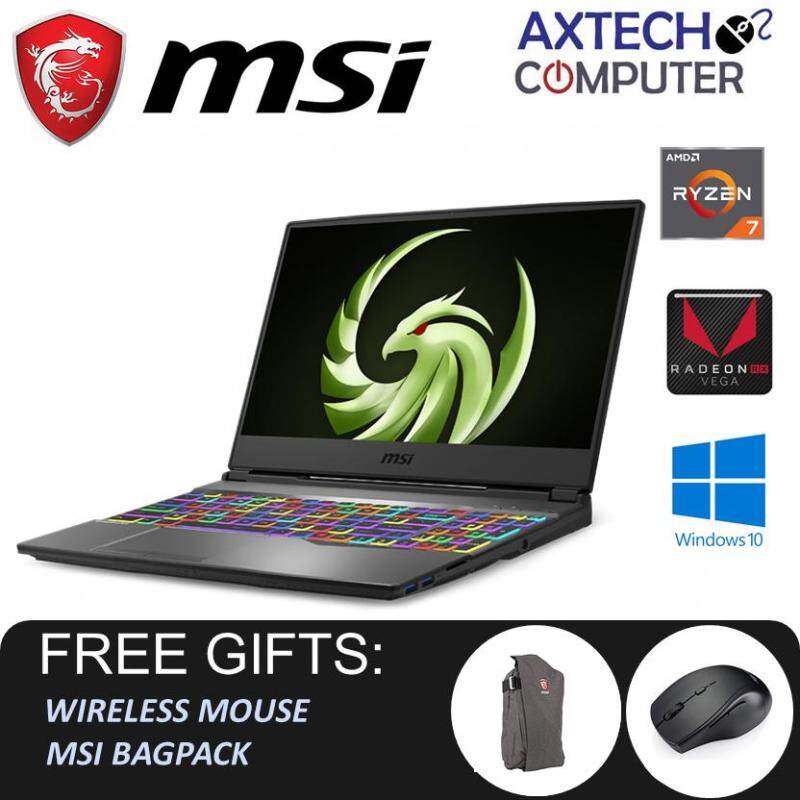 MSI ALPHA 15 A3DDK-026 (R7-3750H,16GB,512GB SSD,AMD RADEON RX5500M 4GB DDR6,15.6 144HZ,W10) Malaysia