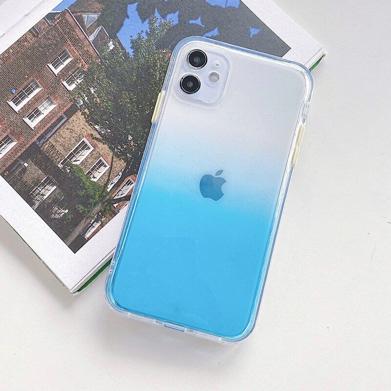 Luxury Marble Color gradient Phone Case For iPhone 11 12 Pro Max Full Camera Protective Case For iPhone XS Max XR X 7 8 Plus SE 2 2020 Back Cover Casing