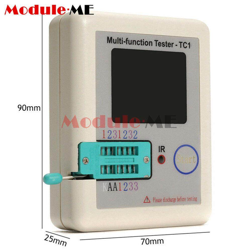 LCR-TC1 Transistor Tester TFT Diode Triode Capacitance ESR Meter /& Component