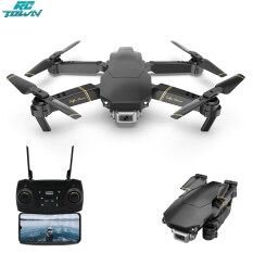 RCTOWN GD89 Mô hình máy bay không người lái điều khiển từ xa có cánh gập chế độ duy trì độ cao thời gian bay 15 phút kèm camera góc nhìn thứ nhất ghi hình ảnh sắc nét độ phân giải 1080P hỗ trợ kết nối WIFI FPV – INTL