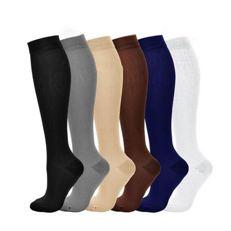 Pick me up Shop 1Pair Unisex Compression Long Socks Women Men Pressure Varicose Veins Leg Relief Pain Knee High Stockings