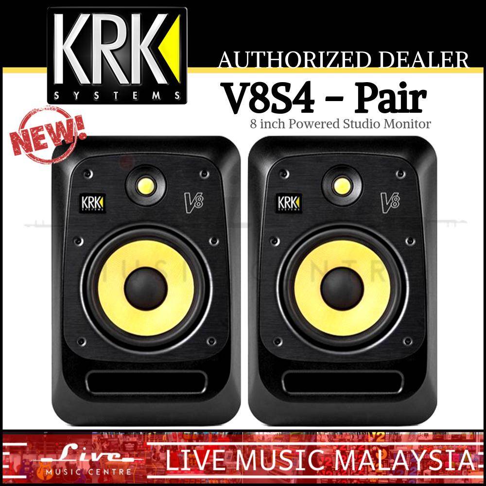 8 inch studio monitors pair