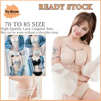 High Quality Women S Sexy Lace Strapless Bra Set Comfortable