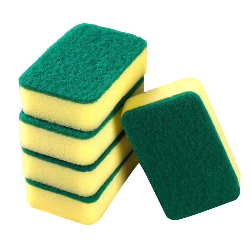 1 Pc Double Layer Nano Clean Emery Magic Decontamination Sponge Wipe Kitchen Dishwashing Sponge Wipe