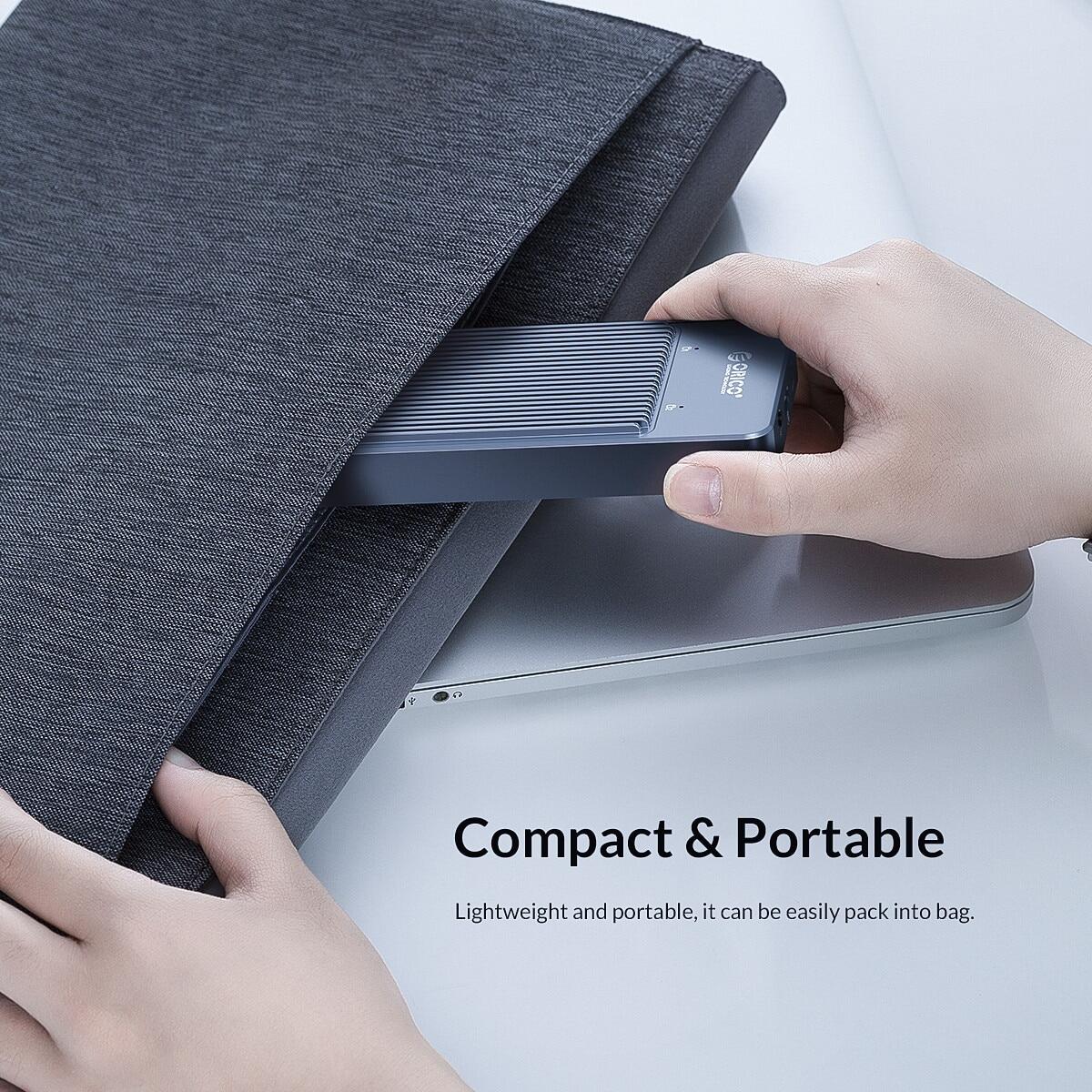ORICO LSDT RAID Dual Bay M2 SSD Case Support M.2 NGFF SATA SSD Disk For B Key & B+M Key SSD Support PM/RAID 0/RAID 1/JBOD Mode