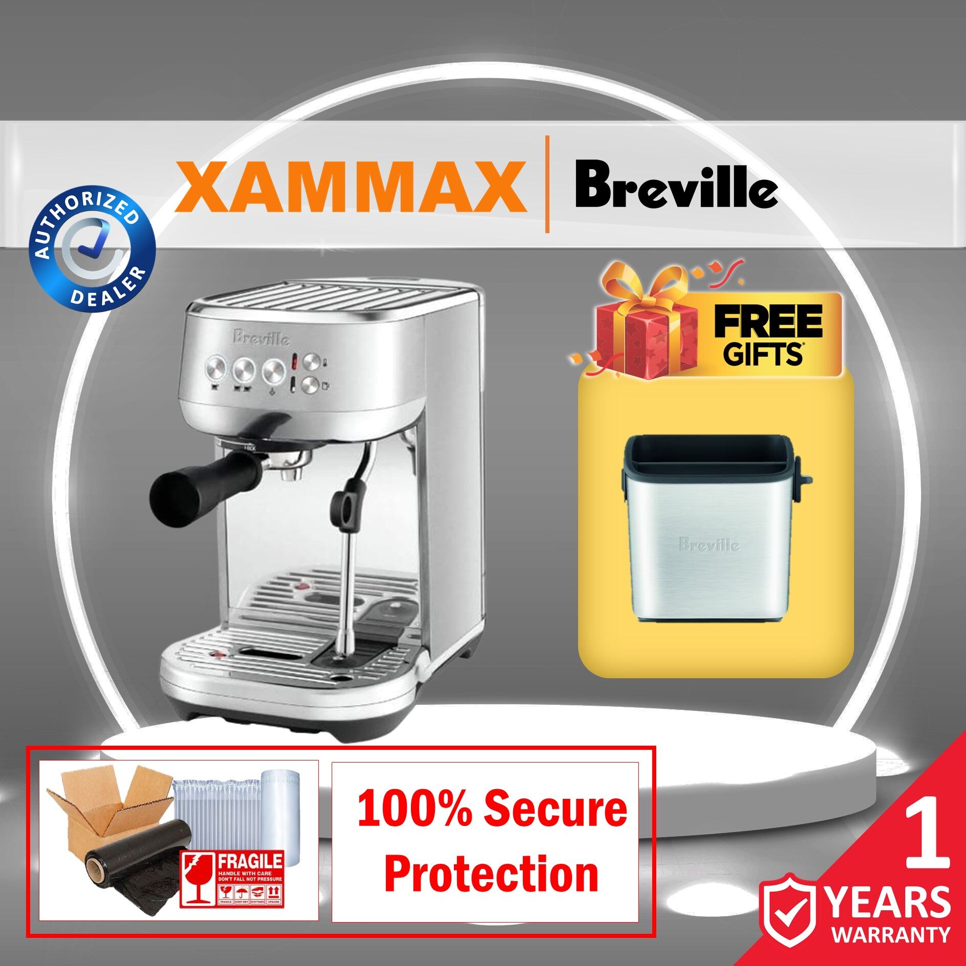 Breville BES450 The Bambino Espresso Coffee Machine Coffee Maker (1