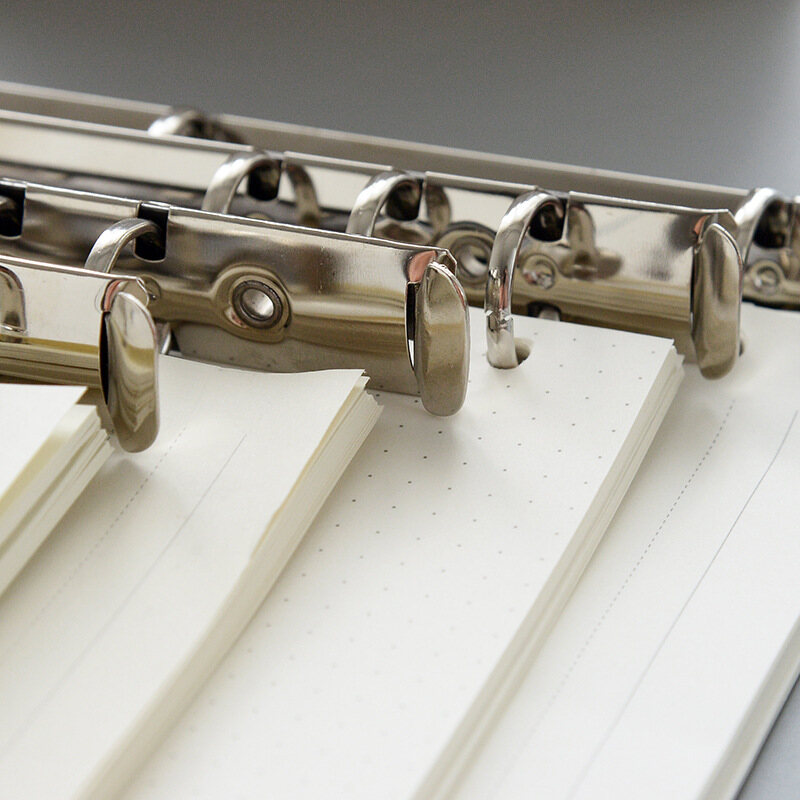 A5/A6/A7 New Metal Accessory DIY Notepad Ring Binder Loose-leaf File Folder Binder Clip Notebook Binding Hoops