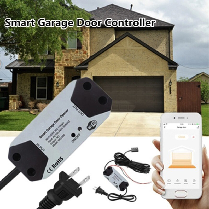 【Flash Sale】WiFi 2.4GHz smart garage door controllers Smart Switch ...