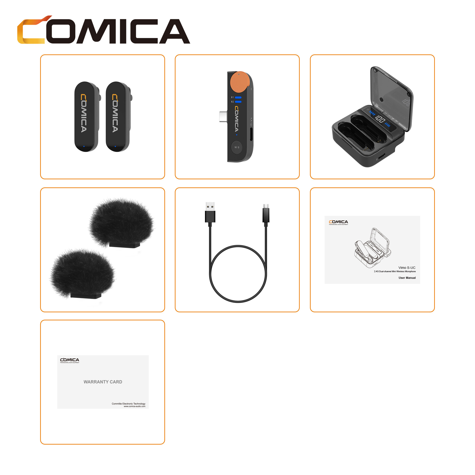 Comica Vimo C1 Wireless Lavalier Microphone