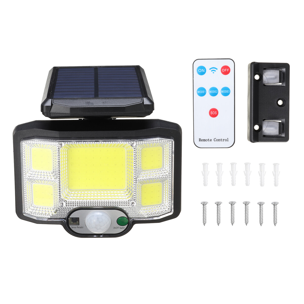 solar security light with on off switch