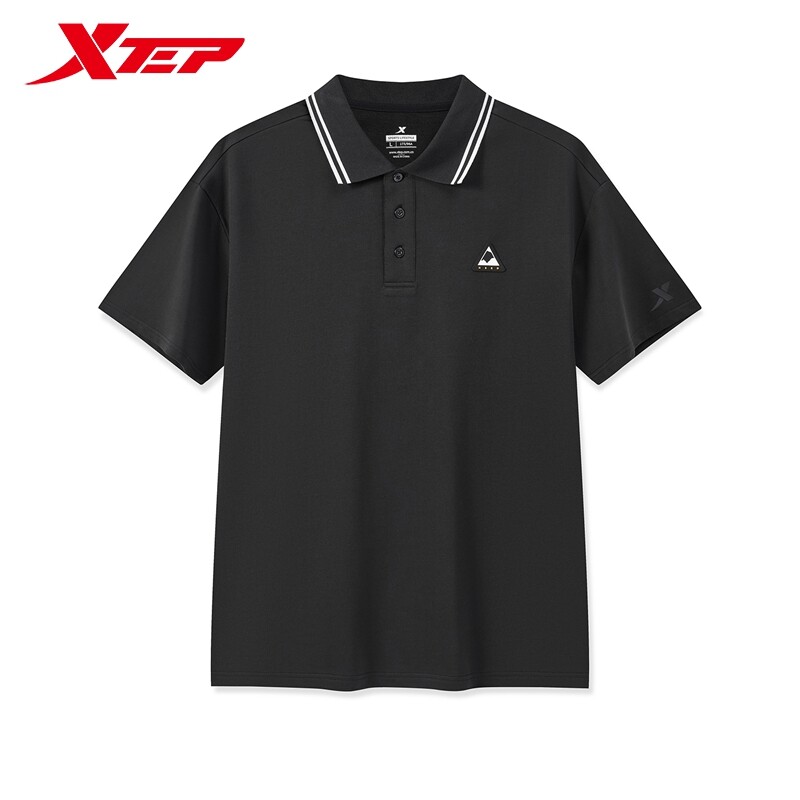 Xtep sport short sleeve t-shirt men summer 876229020076