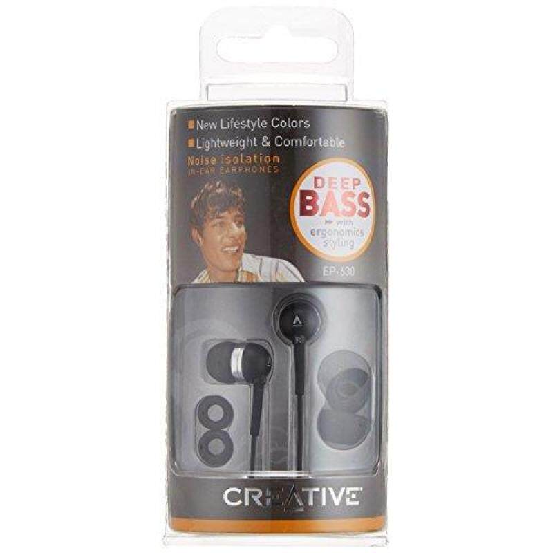 CREATIVE MEDIA Creative EP-630 Earphone Black EP-630-BK Singapore
