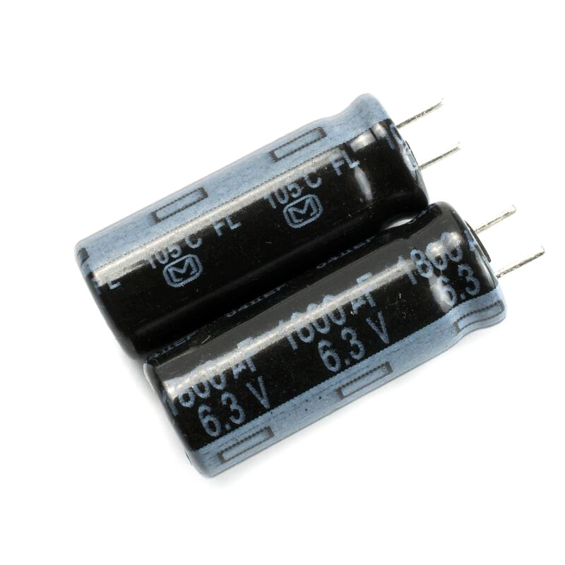 20pcs,panasoni 6.3v 1800uf motherboard radial capacitor 8x20mm 105°c