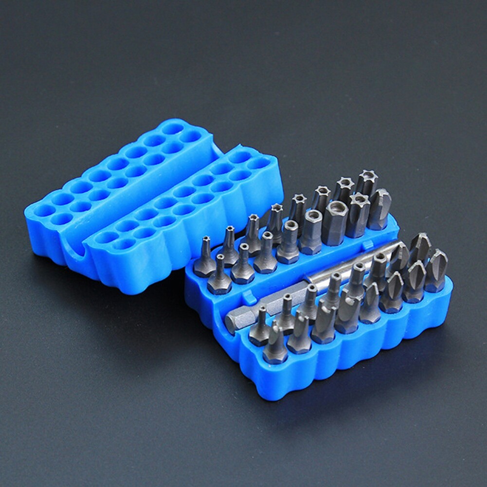 33 Chiếc Tuốc Nơ Vít Điện Đầu Rỗng/Rắn Cờ Lê Torx Bộ Đầu Mũi Khoan An Toàn