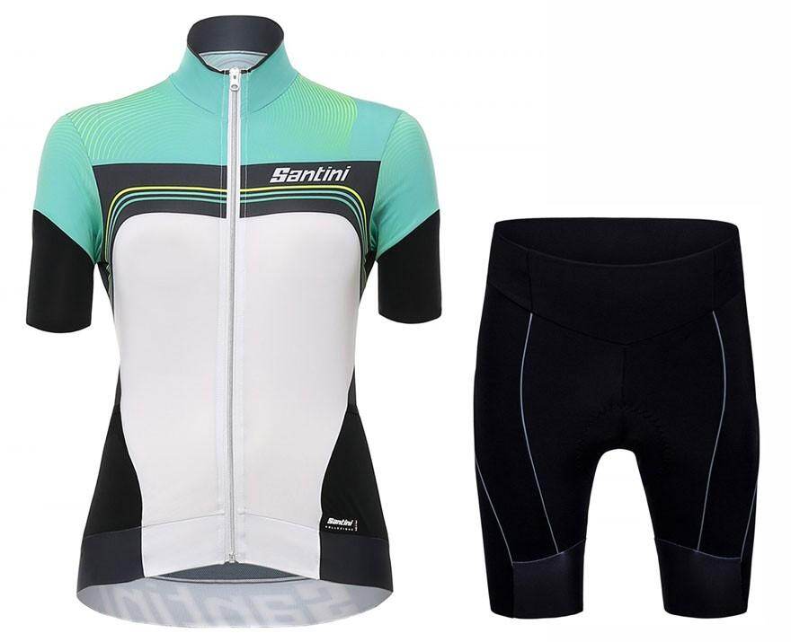 Women’s Breathable Short Sleeve Cycling Jersey And Shorts Set SMS Queen Of The Mountains