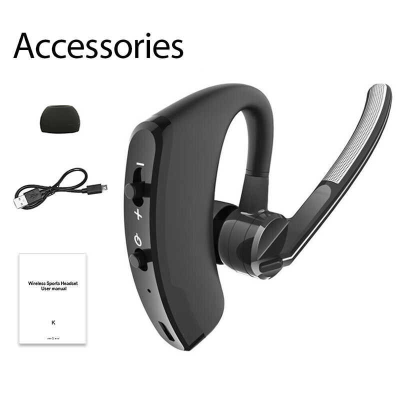 DISOUR Original V8 Business Wireless Headphone Noise Cancelling Voice Control Driving Calling Stereo Music Bluetooth Earphone For iPhone Xiaomi For Car Sport Earbuds Android