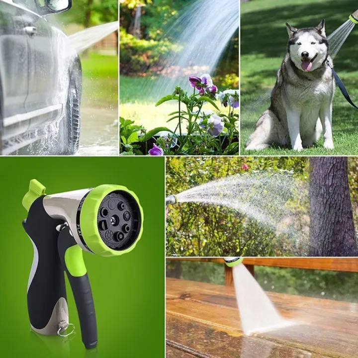 Car Wash and Showering Pets Cleaning Hose Spray Nozzle Hose Nozzle for Watering Plants TUKNON Garden Hose Nozzle Water Hose Nozzle with 8 Adjustable Watering Patterns