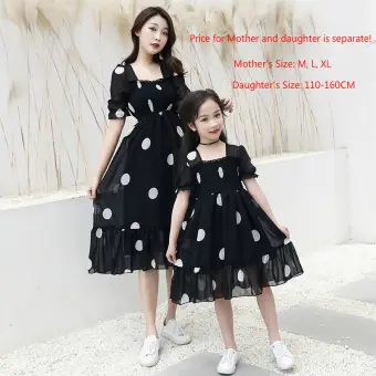 mother and daughter dress lazada