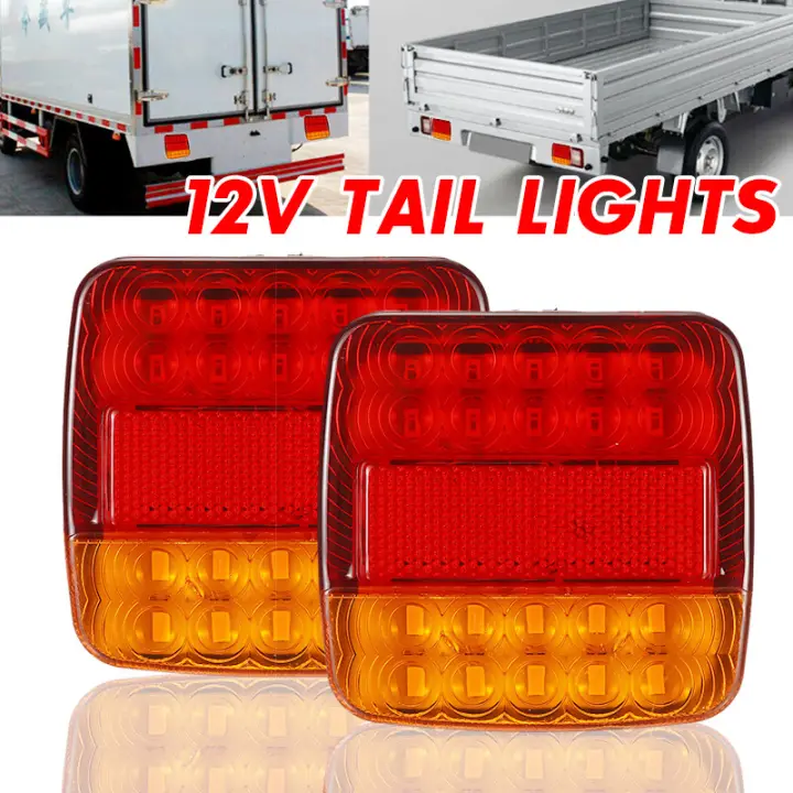 truck number plate lights