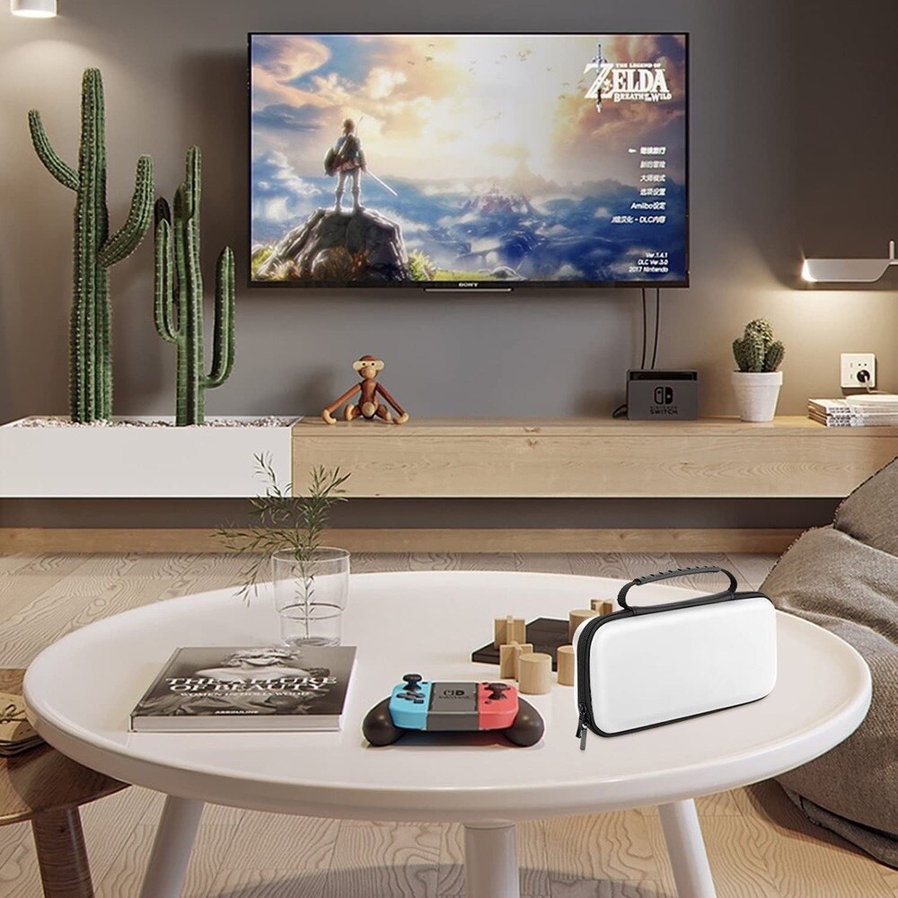 Hộp Đựng Tương Thích Với Ốp Lưng Nintendo Switch OLED, Túi Đựng Du Lịch Di Động Vỏ Cứng Cho Bảng Điều Khiển Và Phụ Kiện NS OLED