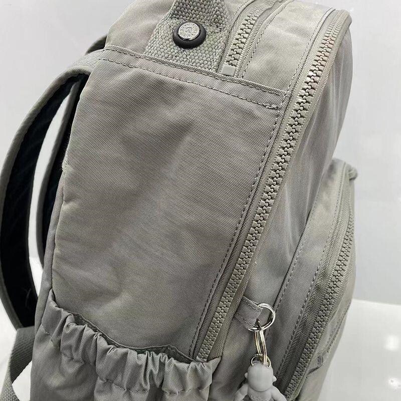 New Monkey Backpack Medium Schoolbag Ins Niche Lightweight Nylon Kipling Backpack Commuting 14 Inch Computer Bag