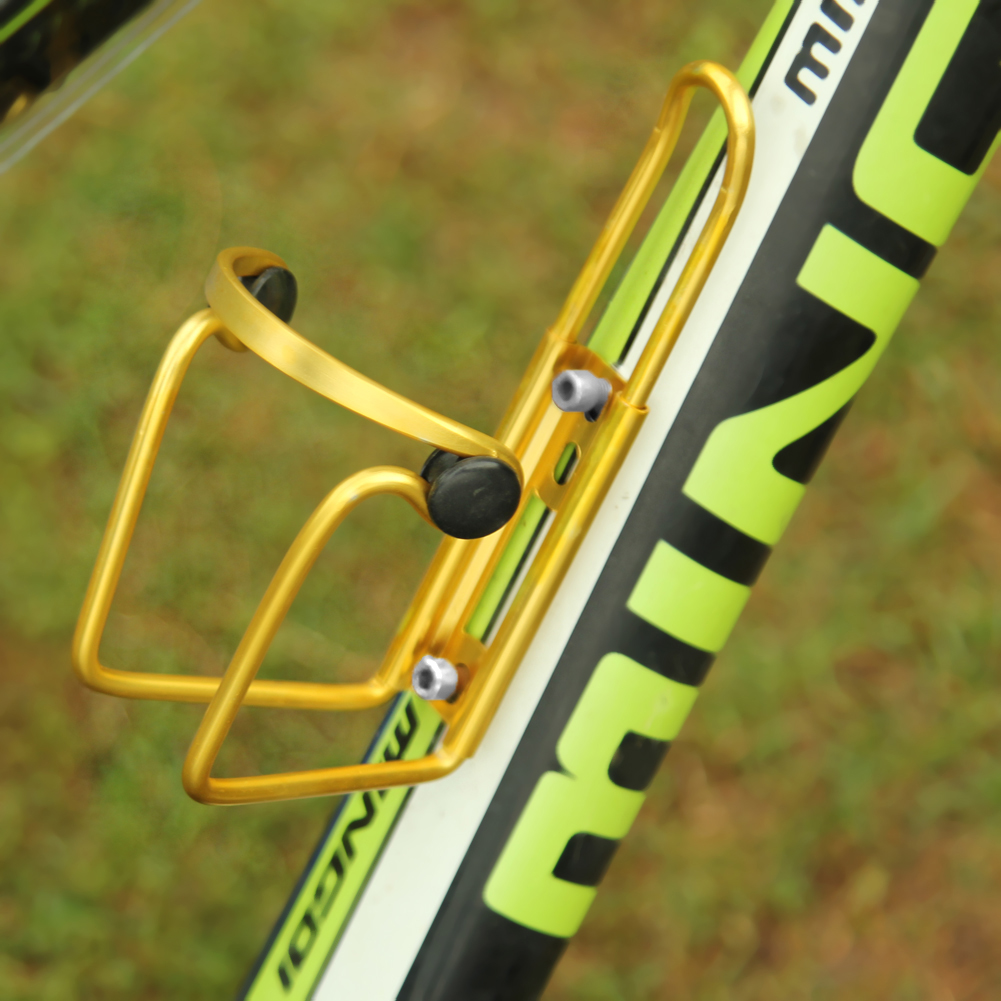 อลูมิเนียมอัลลอยด์จักรยานขวดน้ำยืน MTB จักรยานกาต้มน้ำวงเล็บสนับสนุน ...