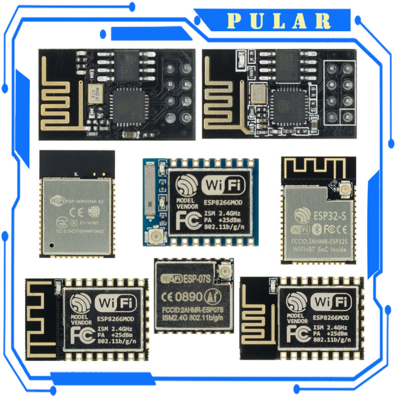 ESP8266 ESP-01 ESP-01S ESP-07 ESP-07S ESP-12 ESP-12E ESP-12F ESP-32S nối tiếp Wifi mô-đun không dây máy thu phát không dây