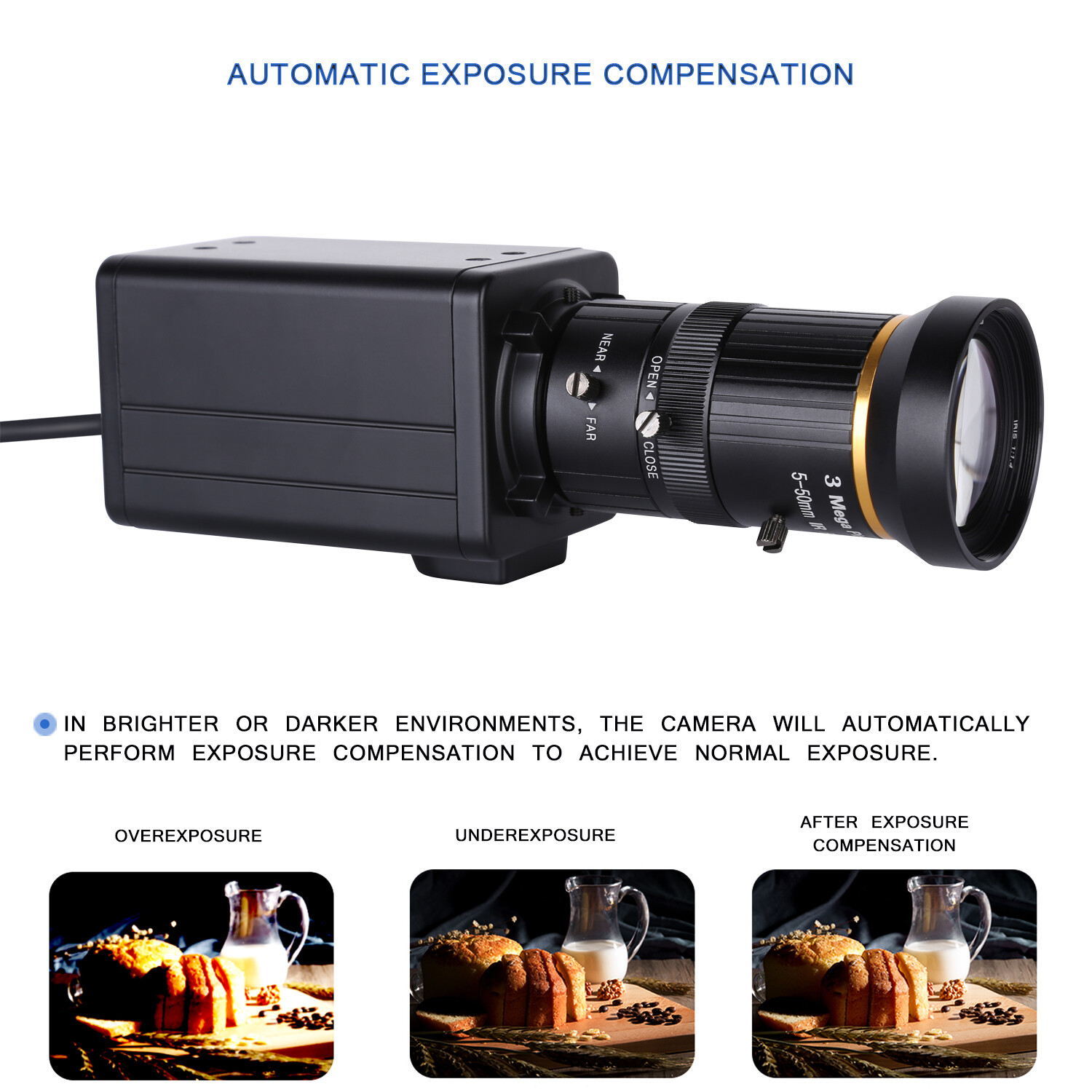 KKMOON 4K HD Máy Ảnh Máy Ảnh Máy Tính Webcam 8 Megapixel 10X Zoom Quang Học 60 Độ Góc Rộng Hướng Dẫn Tập Trung Phơi Sáng Tự Động Bồi Thường Với Microphone Tripod USB Plug & Play Cho Hội Nghị Video Giảng Dạy Trực Tuyến Trò Chuyện Sống Webcasting
