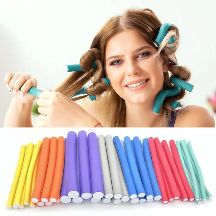 Withritty 42 Pack Twist Foam Hair Rollers Bendy Foam Flexible