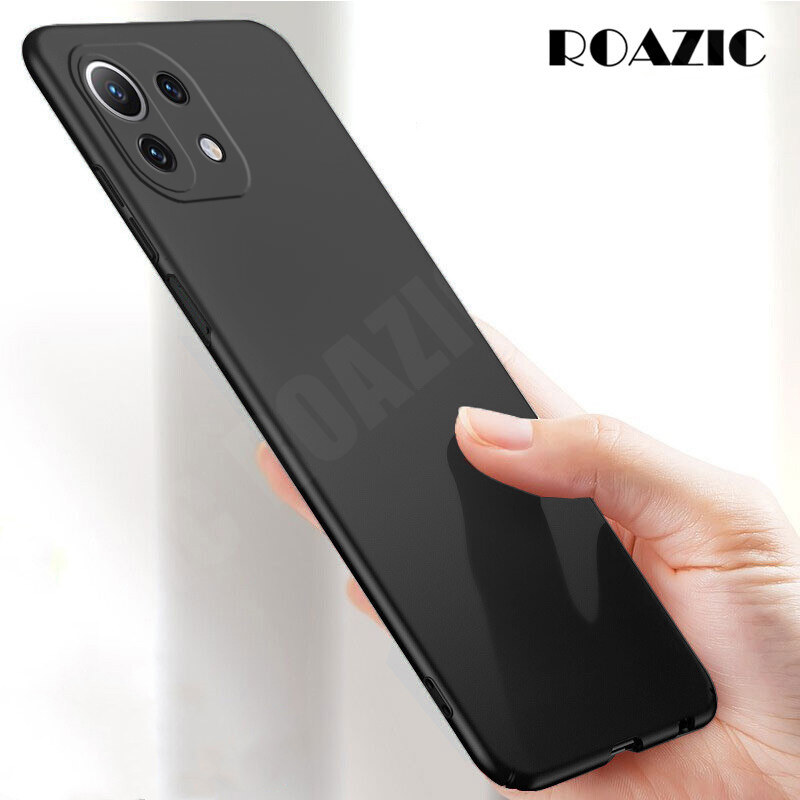 ROAZIC For Xiaomi Mi 11 Lite 11 Lite 5G 11 Lite 5G NE Case Phone Shockproof Hard Protective Casing Ultra-thin Frosted PC Back Cover