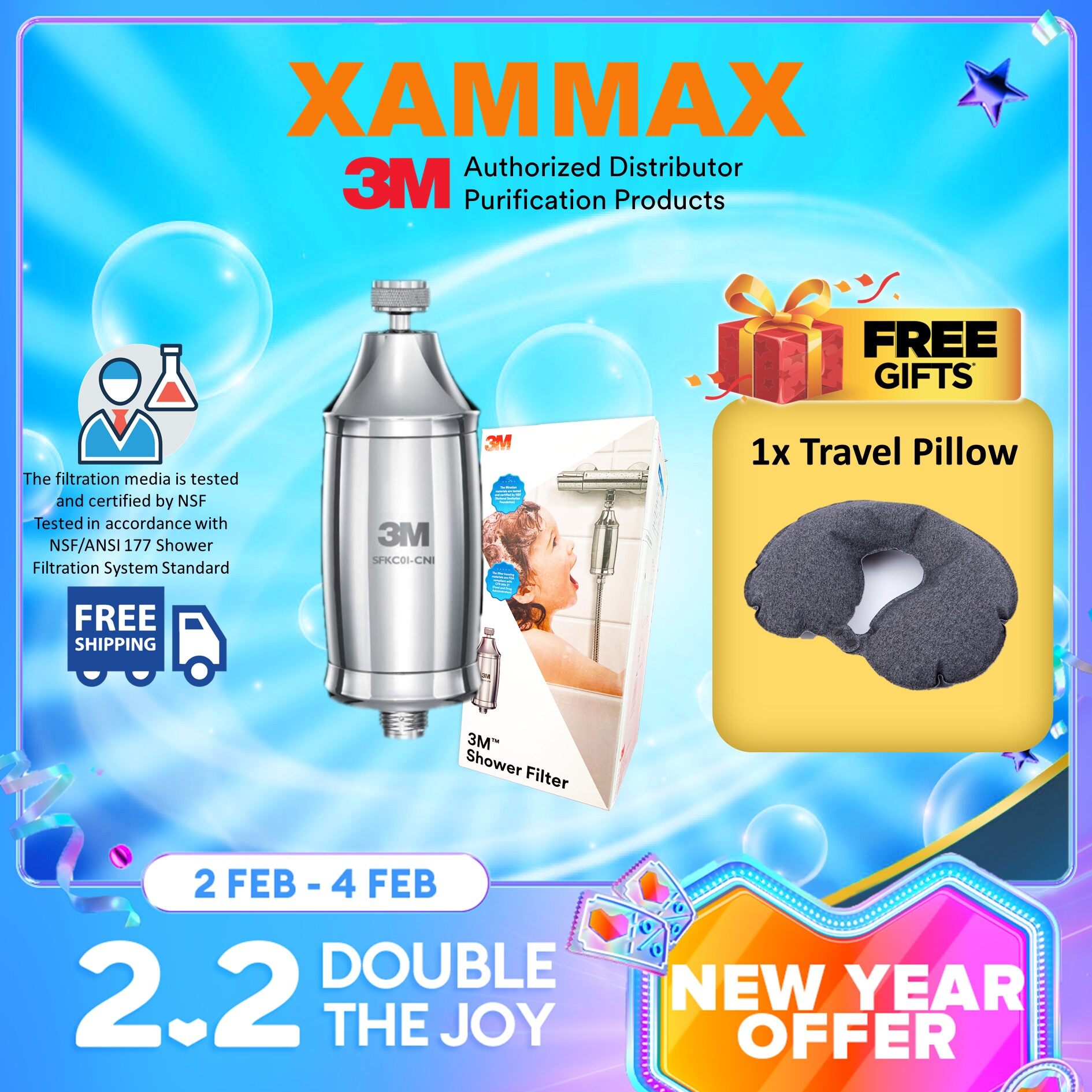 3M Shower Filter / Shower System Water Filter / 3M Water Filter / Bath